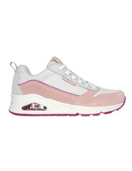 Zapatillas Skechers Uno 2 Much Fun Mujer Rosa