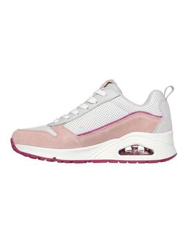 Zapatillas Skechers Uno 2 Much Fun Mujer Rosa