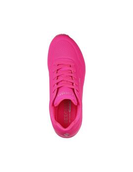 Zapatillas Skechers Uno Night Shades Mujer Fucsia