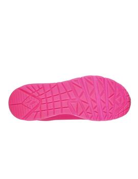 Zapatillas Skechers Uno Night Shades Mujer Fucsia