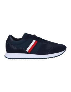 Zapatilla Tommy Runner Evo Mix Hombre Marino