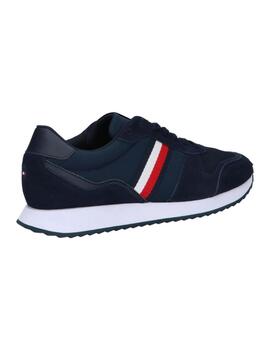 Zapatilla Tommy Runner Evo Mix Hombre Marino