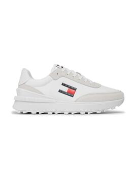 Zapatilla Tommy Technical Runner ESS Hombre Blanco