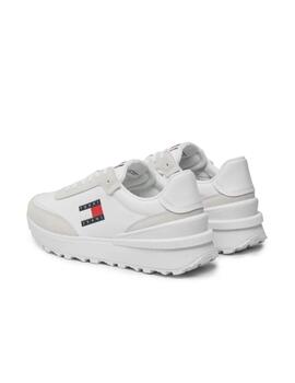 Zapatilla Tommy Technical Runner ESS Hombre Blanco