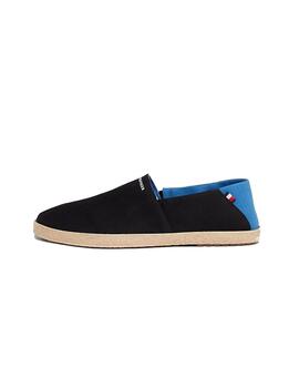 Alpargatas Tommy Jeans Espadrille Core Textil Hombre Negro