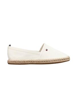 Alpargata Tommy Flat Espadrille Mujer Blanco