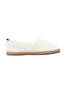 Alpargata Tommy Flat Espadrille Mujer Blanco