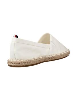 Alpargata Tommy Flat Espadrille Mujer Blanco