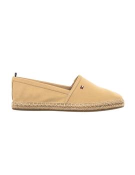 Alpargatas Tommy Flat Espadrille Mujer Camel