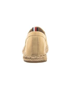 Alpargatas Tommy Flat Espadrille Mujer Camel