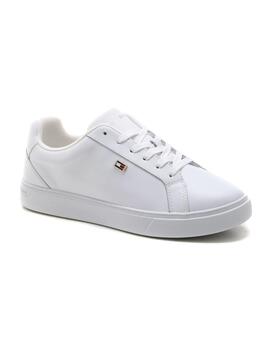 Zapatilla Tommy Flag Court Mujer Blanco