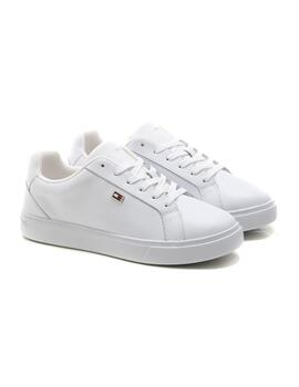 Zapatilla Tommy Flag Court Mujer Blanco
