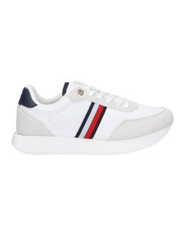 Zapatilla Tommy Essential Runner Mujer  Blanco