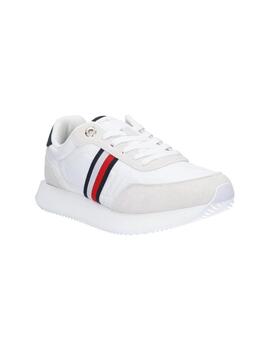 Zapatilla Tommy Essential Runner Mujer  Blanco