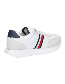 Zapatilla Tommy Essential Runner Mujer  Blanco