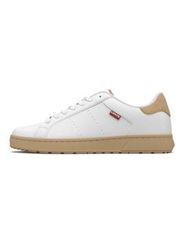 Zapatilla Levis Piper Hombre Regular White