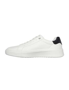 Zapatillas Skechers Court Break Hombre Blanco