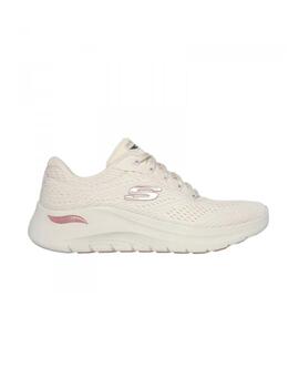 Zapatilla Skechers Arch Fit Big League Mujer Blanco