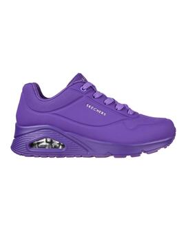 Zapatillas Skechers Uno Night Shades Mujer Purpura