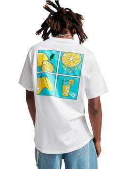 Camiseta Converse How to Lemonade Hombre Blanco