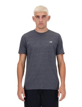 Camiseta  New Balance Hombre Gris Oscuro