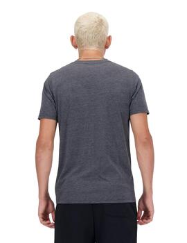 Camiseta  New Balance Hombre Gris Oscuro