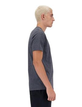 Camiseta  New Balance Hombre Gris Oscuro