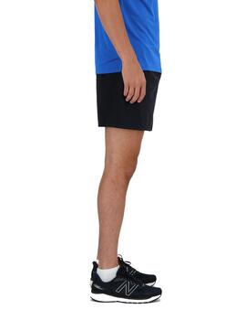 Pantalón Chandal Corto New Balance Hombre Negro