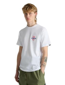 Camiseta Vans Wormhole Hombre Blanco