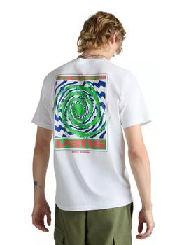 Camiseta Vans Wormhole Hombre Blanco