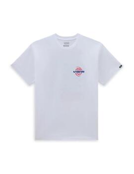 Camiseta Vans Wormhole Hombre Blanco