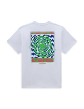 Camiseta Vans Wormhole Hombre Blanco