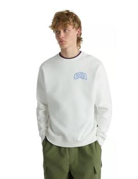 Sudadera Vans Dunton Relaxed Hombre Blanco