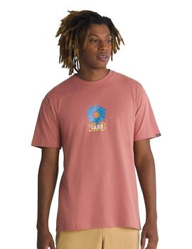 Camiseta Vans Bloom Hombre Rosa
