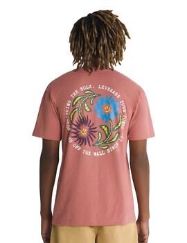 Camiseta Vans Bloom Hombre Rosa