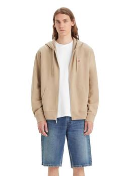 Chaqueta con capucha Levis Hombre Marrón