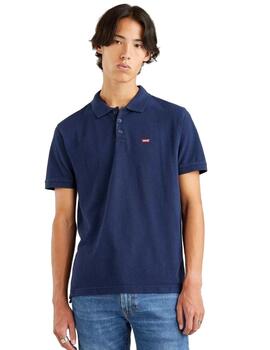 Polo Levis Logo Pequeño Hombre Azul