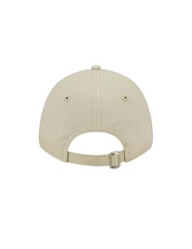 Gorra New Era New York Yankees League Mujer Beige