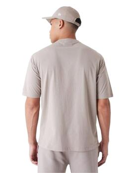 Camiseta New Era Hombre Beige