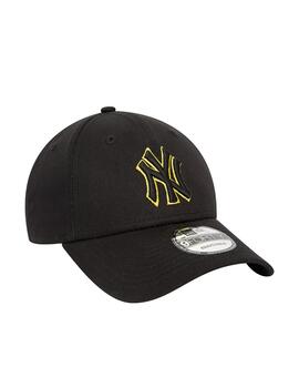 Gorra New Era Team Outline Unisex Negro