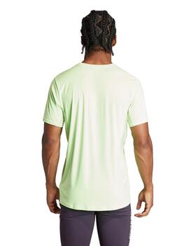 Camiseta Adidas  Adizero Hombre Verde