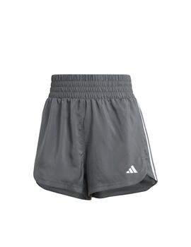 Pantalón Corto Adidas Pacer High Mujer Gris