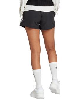 Pantalón Corto Adidas W 3S WVN SHO  Mujer Negro