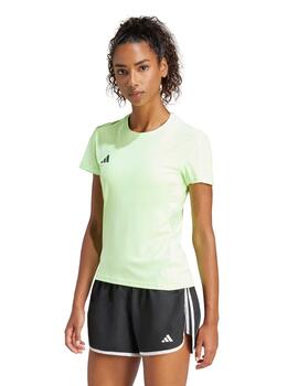 Camiseta Adidas Adizero Mujer Verde