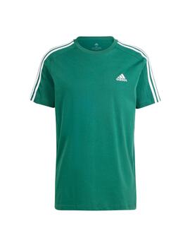 Camiseta Adidas Manga Corta Hombre Verde