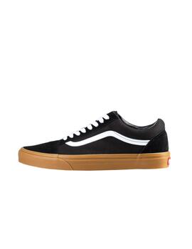 Zapatillas Vans Old Skool Black Gum Hombre Negro