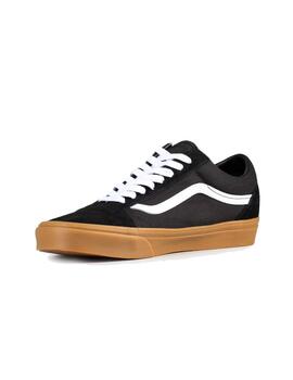 Zapatillas Vans Old Skool Black Gum Hombre Negro