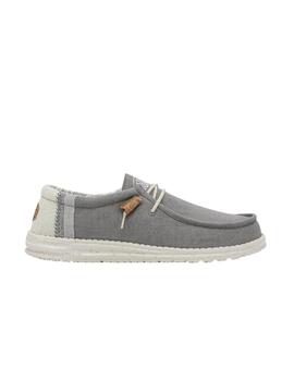 Zapatillas Hey Dude Wally Break Stich Hombre Gris