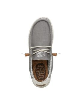 Zapatillas Hey Dude Wally Break Stich Hombre Gris