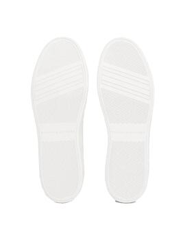 Zapatillas Tommy Jeans Flag Court Sneaker Mujer Blanco